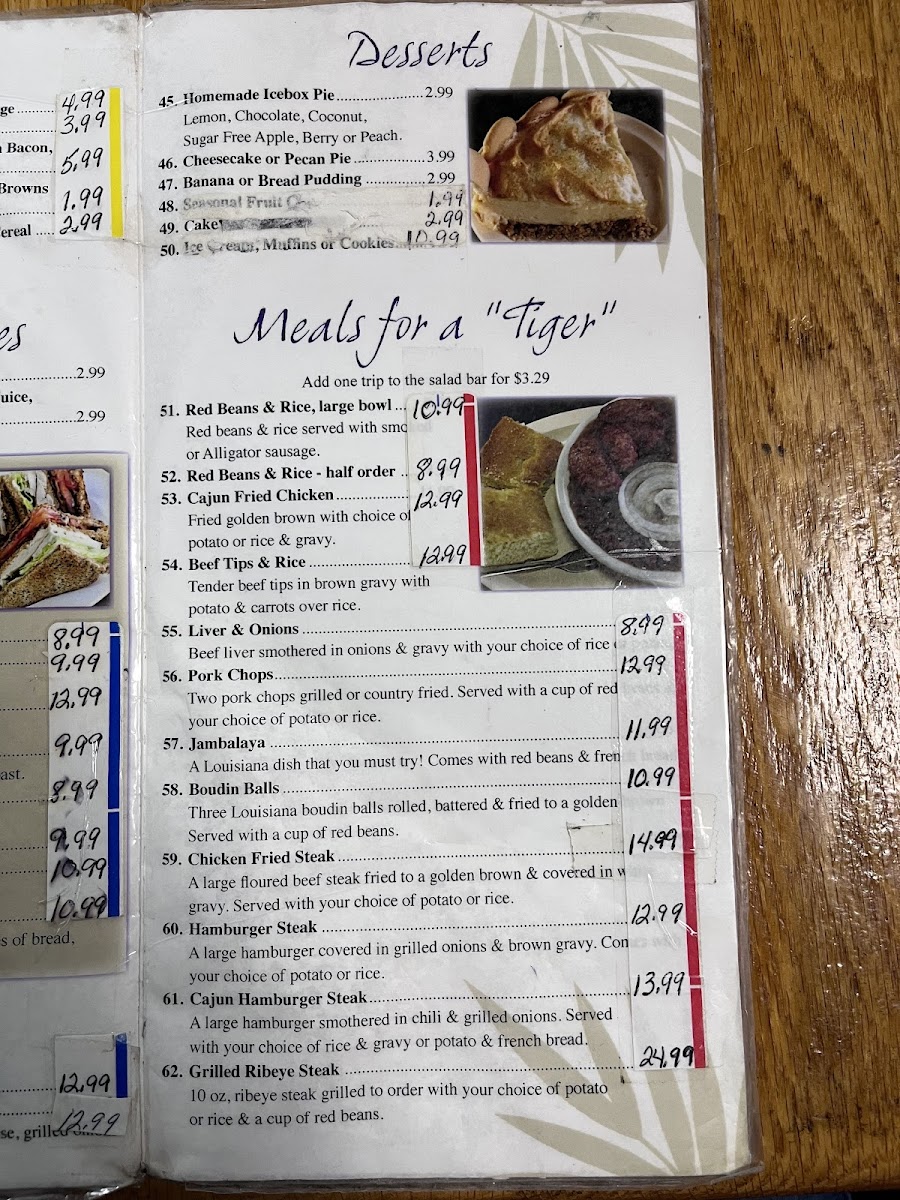 Tiger Cafe Menu - Image 5