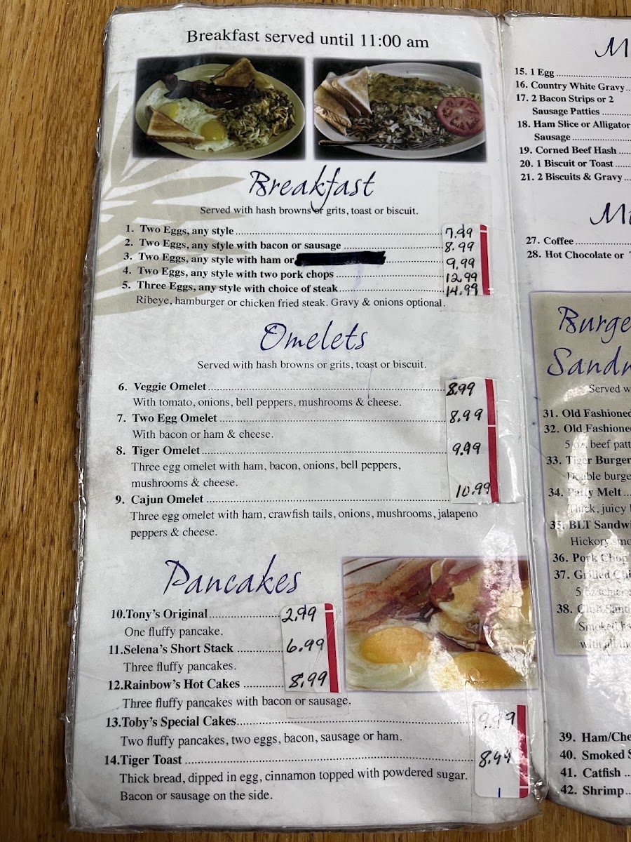 Tiger Cafe Menu - Image 6